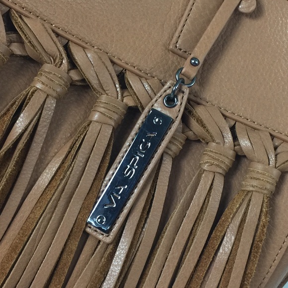 Via Spiga leather tote bag with tassels - Picture 10 of 12